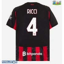 AC Milan Samuele Ricci #4 Hjemmedrakt 2025-26 Kortermet